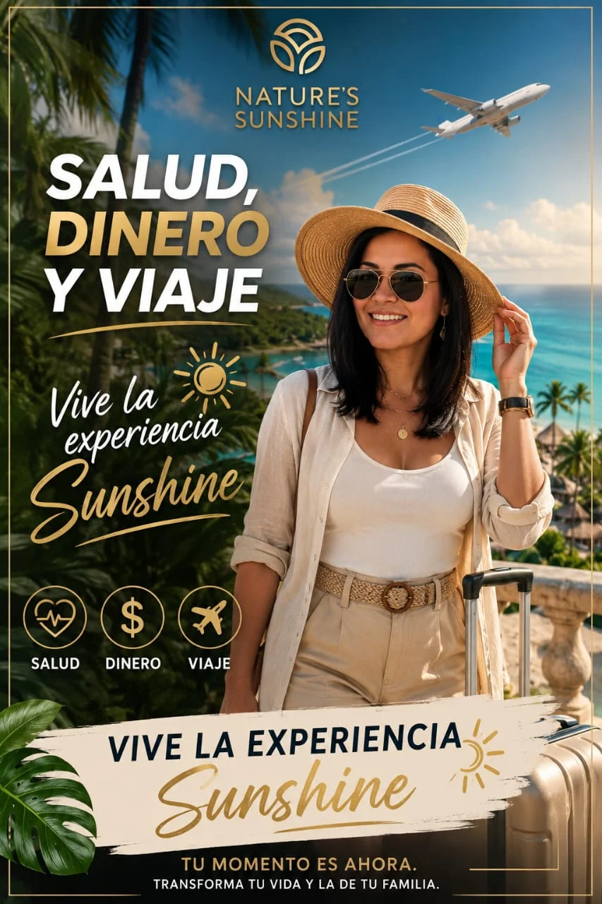 Salud, dinero y viaje — vive la experiencia Nature's Sunshine Panamá